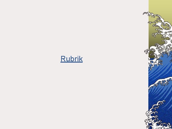 Rubrik 