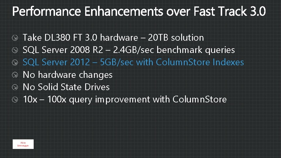 Take DL 380 FT 3. 0 hardware – 20 TB solution SQL Server 2008