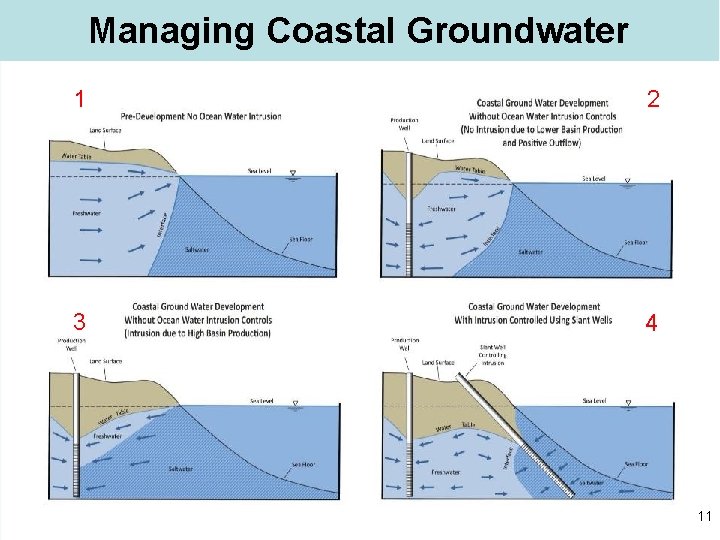 Managing Coastal Groundwater 1 2 3 4 11 