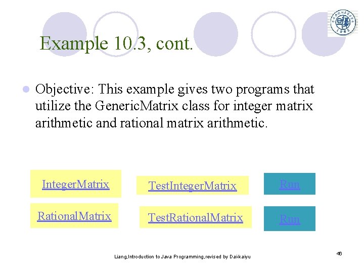 Example 10. 3, cont. l Objective: This example gives two programs that utilize the Example 10. 3, cont. l Objective: This example gives two programs that utilize the