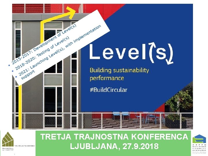 TRETJA TRAJNOSTNA KONFERENCA LJUBLJANA, 27. 9. 2018 