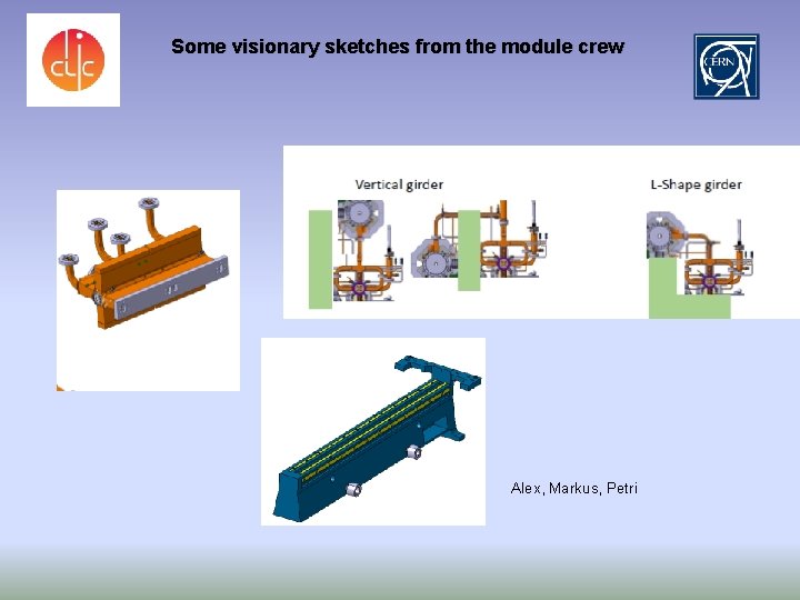 Some visionary sketches from the module crew Alex, Markus, Petri 