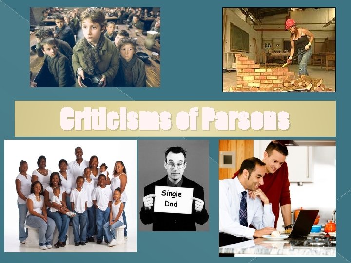 Criticisms of Parsons 