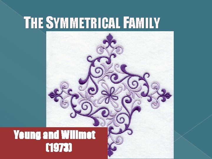 THE SYMMETRICAL FAMILY Young and Willmot (1973) 
