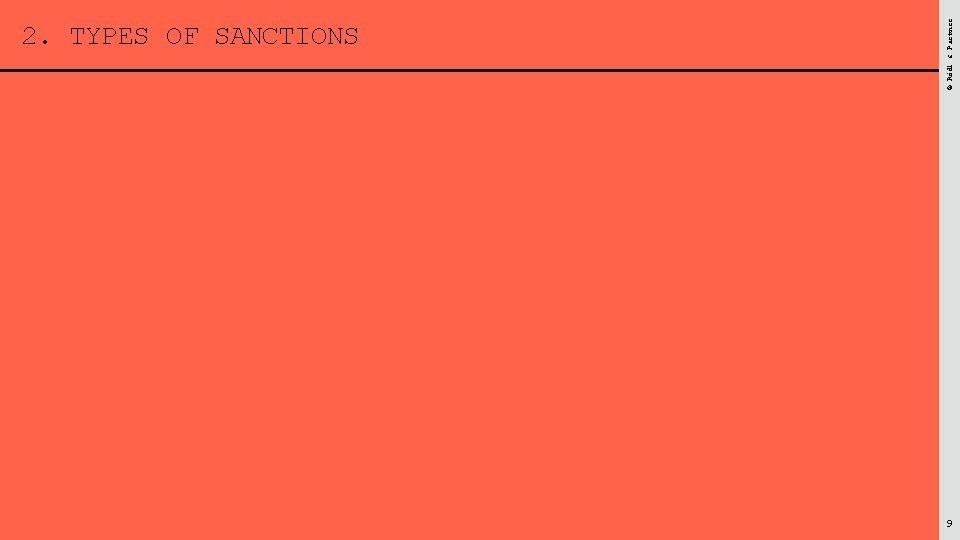 © Rödl & Partner 2. TYPES OF SANCTIONS 9 