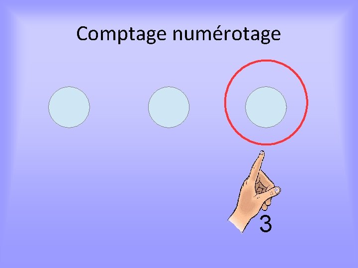 Comptage numérotage 3 