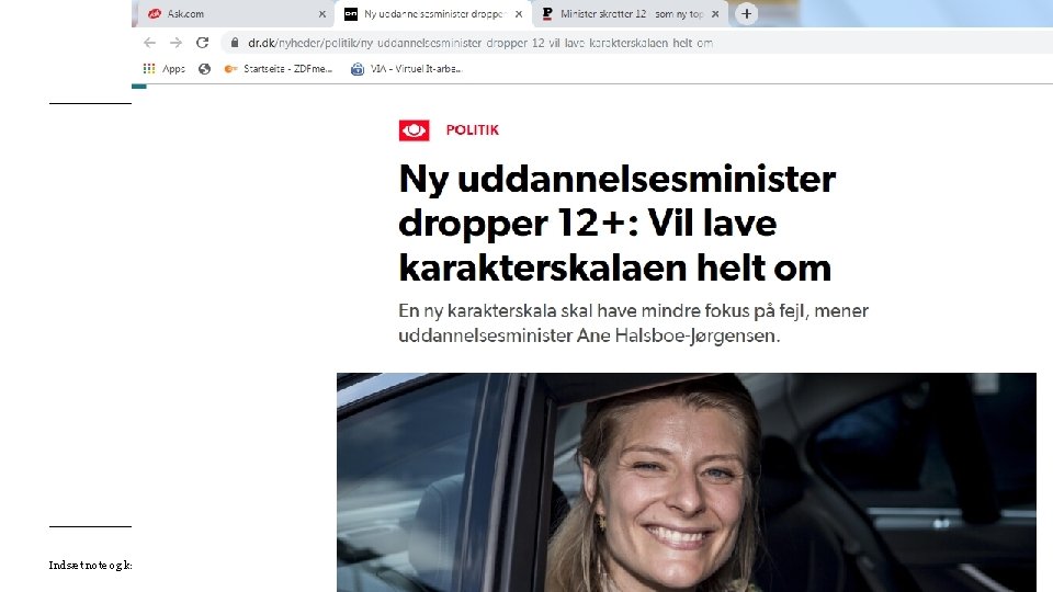 Ny uddannelsesminister dropper 12+: Vil lave karakterskalaen helt om En ny karakterskala skal have