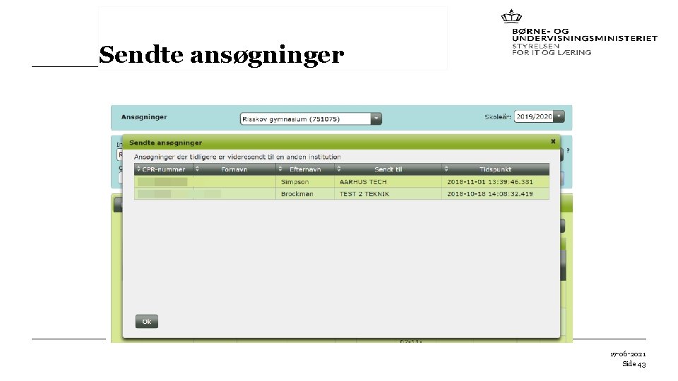Sendte ansøgninger 17 -06 -2021 Side 43 