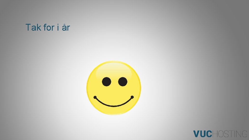 Tak for i år 