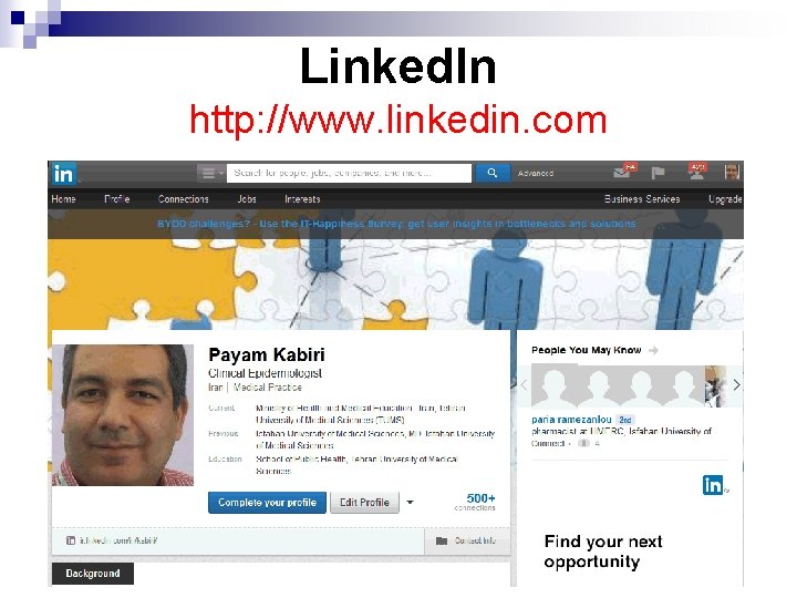 Linked. In http: //www. linkedin. com 