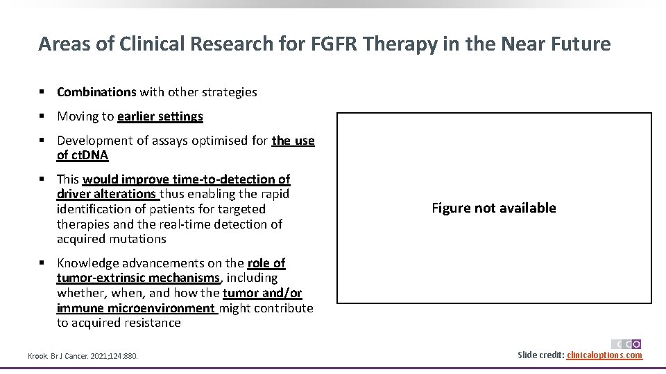Areas of Clinical Research for FGFR Therapy in the Near Future § Combinations with