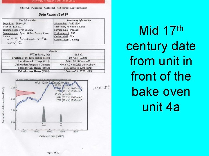 th 17 Mid century date from unit in front of the bake oven unit