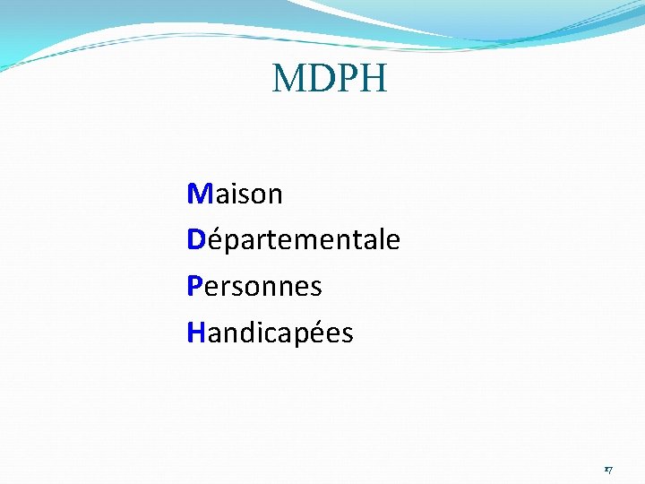 MDPH Maison Départementale Personnes Handicapées 17 