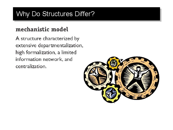 Why Do Structures Differ? 