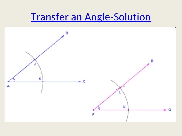 Transfer an Angle-Solution 