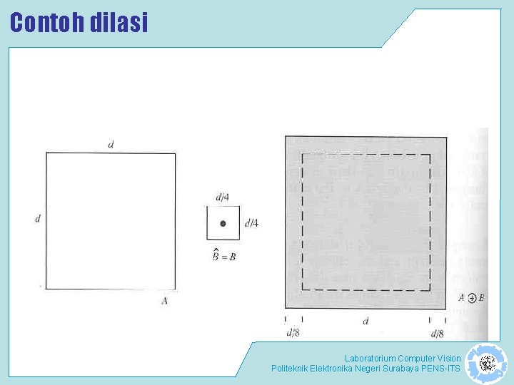 Contoh dilasi Laboratorium Computer Vision Politeknik Elektronika Negeri Surabaya PENS-ITS Contoh dilasi Laboratorium Computer Vision Politeknik Elektronika Negeri Surabaya PENS-ITS
