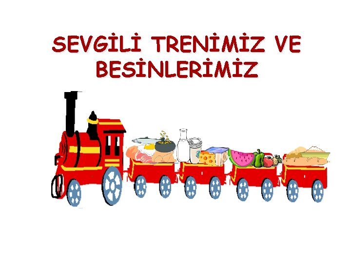 SEVGİLİ TRENİMİZ VE BESİNLERİMİZ 