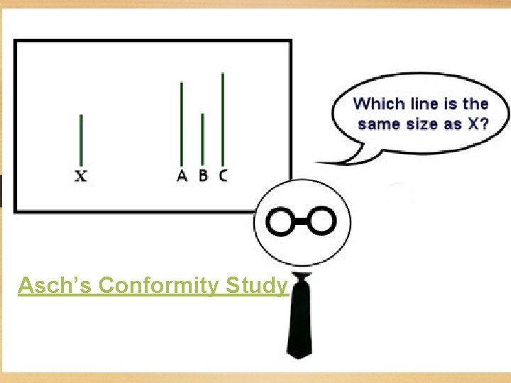 Asch’s Conformity Study 