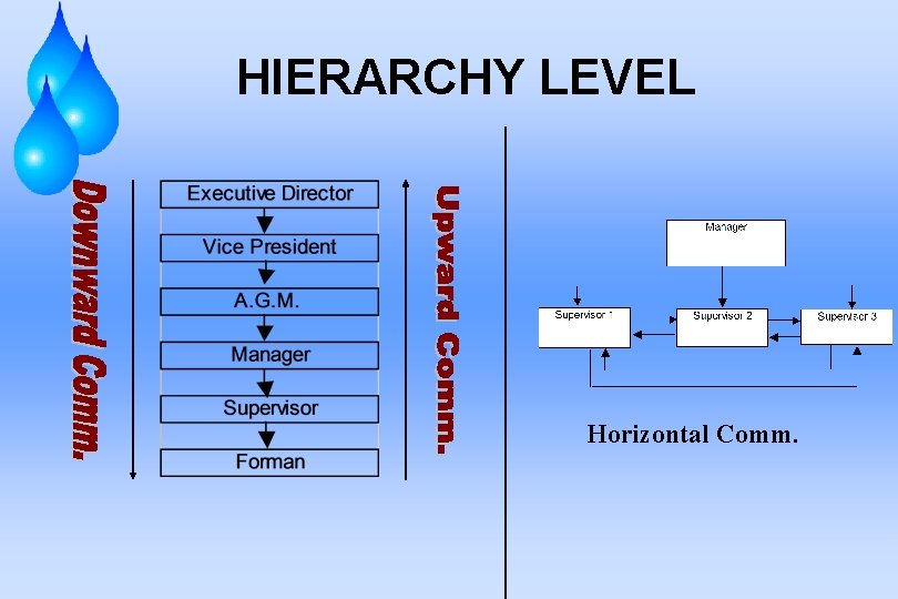 HIERARCHY LEVEL Horizontal Comm. 