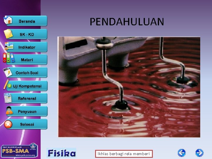 PENDAHULUAN Ikhlas berbagi rela memberi 