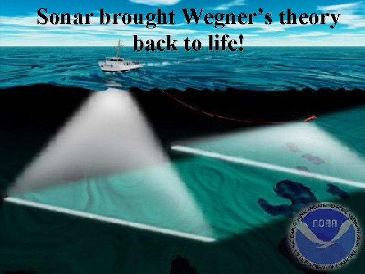 Sonar brought Wegner’s theory back to life! 