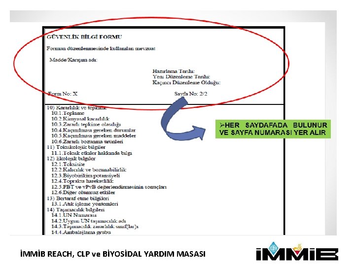 İMMİB REACH, CLP ve BİYOSİDAL YARDIM MASASI 