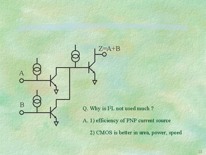 Z=A+B A B Q. Why is I 2 L not used much ? A.