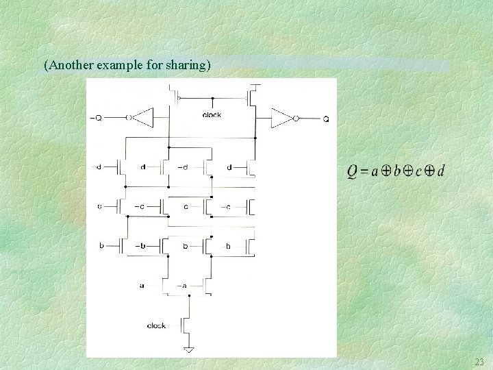 (Another example for sharing) 23 