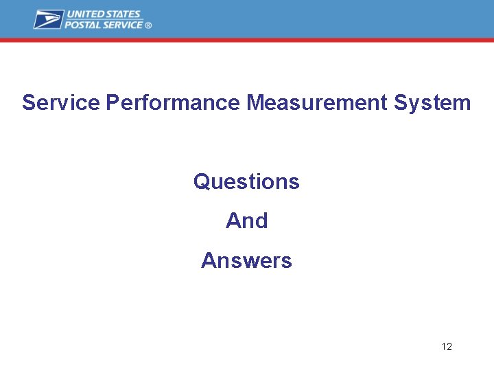 Service Performance Measurement System Questions And Answers 12 