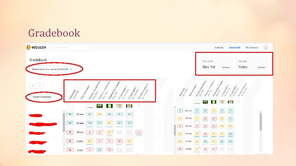 Gradebook 