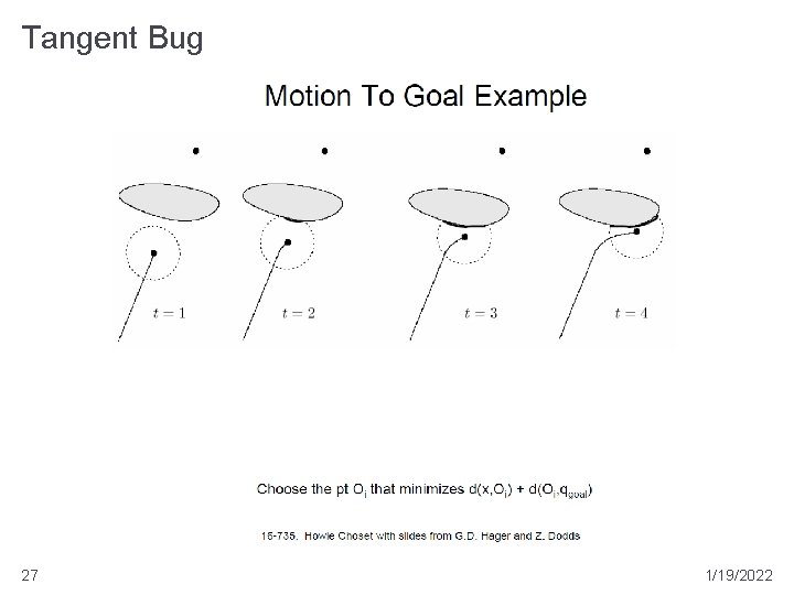 Tangent Bug 27 1/19/2022 