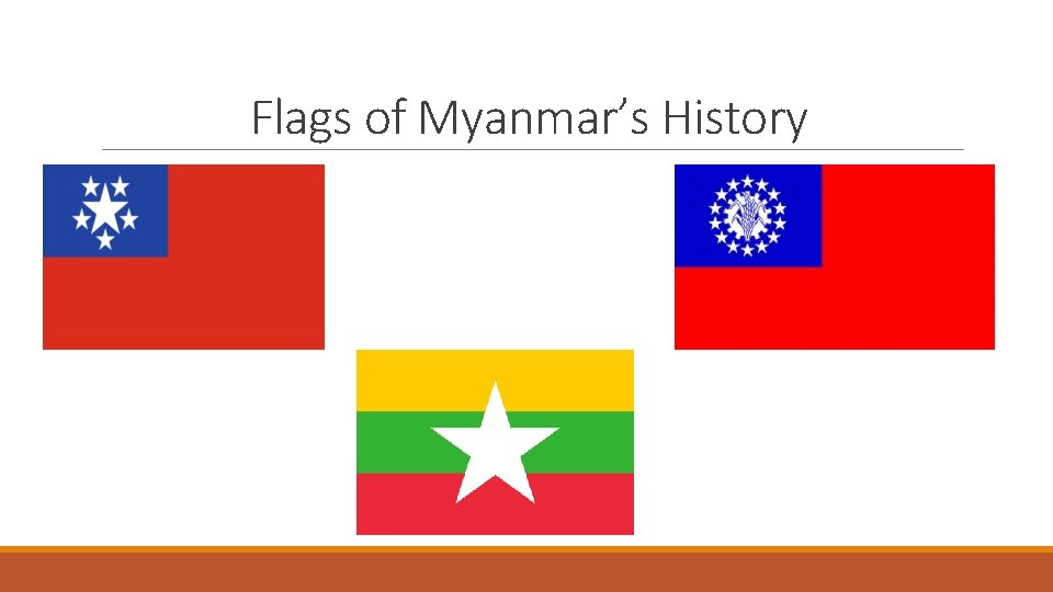 Flags of Myanmar’s History 