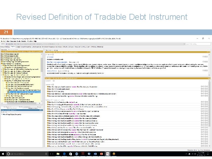 Revised Definition of Tradable Debt Instrument 21 
