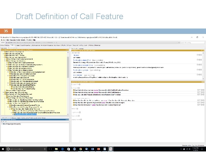 Draft Definition of Call Feature 35 