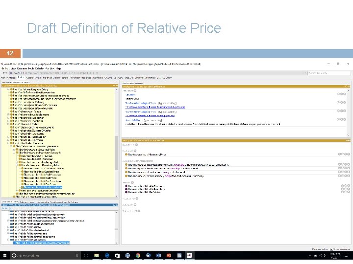 Draft Definition of Relative Price 42 