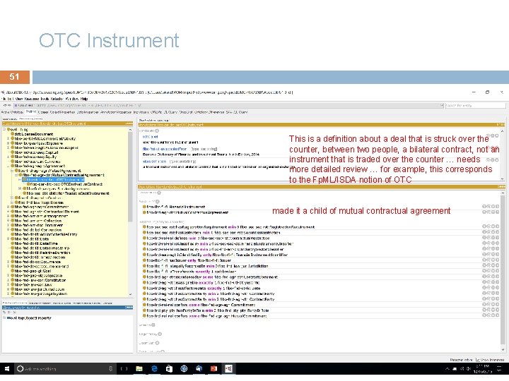 OTC Instrument 51 This is a definition about a deal that is struck over