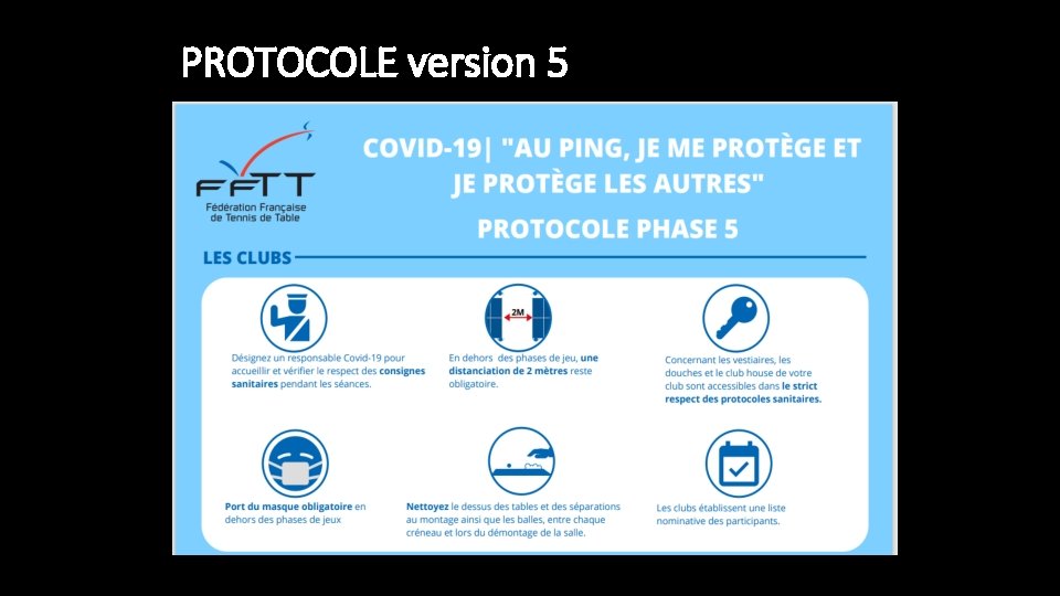 PROTOCOLE version 5 