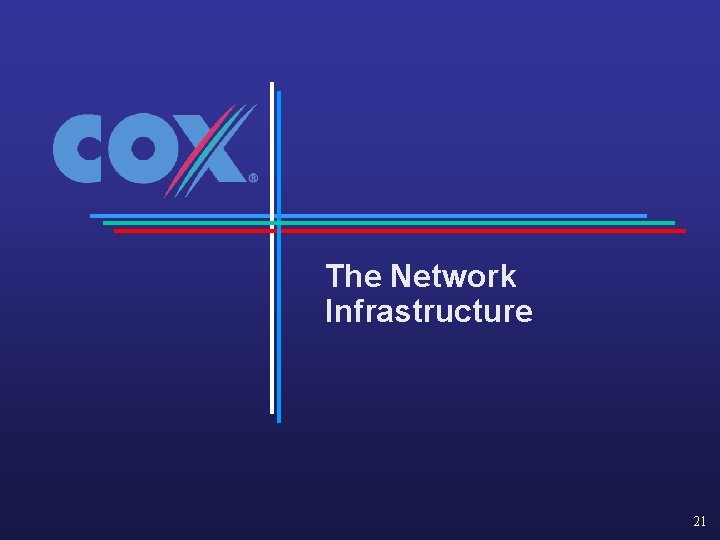 The Network Infrastructure 21 