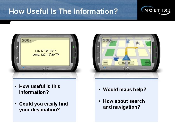 How Useful Is The Information? • How useful is this information? • Could you