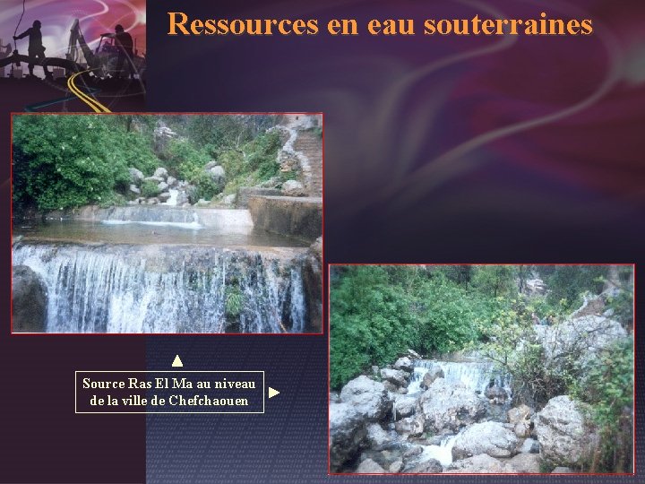 Ressources en eau souterraines Source Ras El Ma au niveau de la ville de