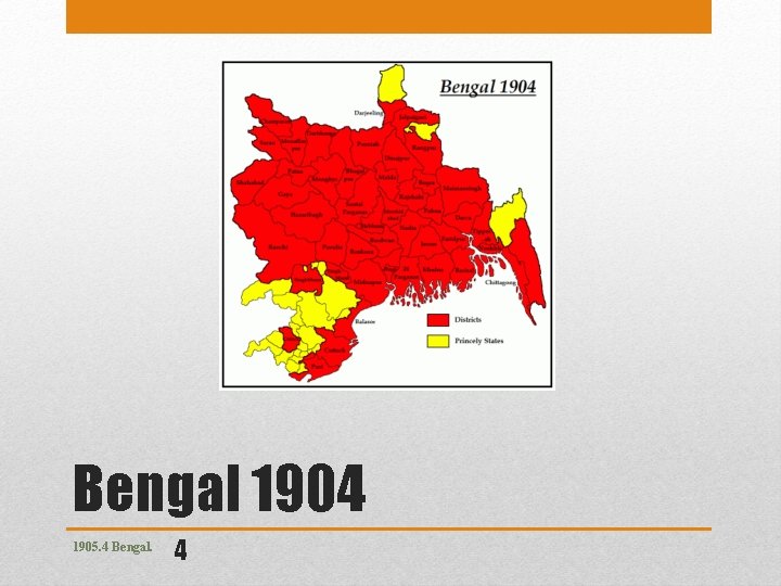 Bengal 1904 1905. 4 Bengal. 4 