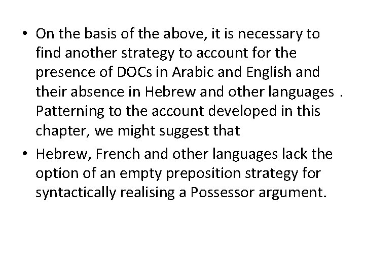 • On the basis of the above, it is necessary to find another • On the basis of the above, it is necessary to find another