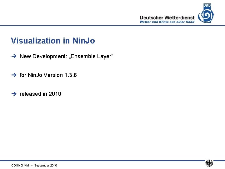 Visualization in Nin. Jo è New Development: „Ensemble Layer“ è for Nin. Jo Version