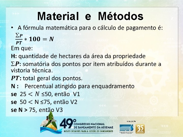 Material e Métodos • 