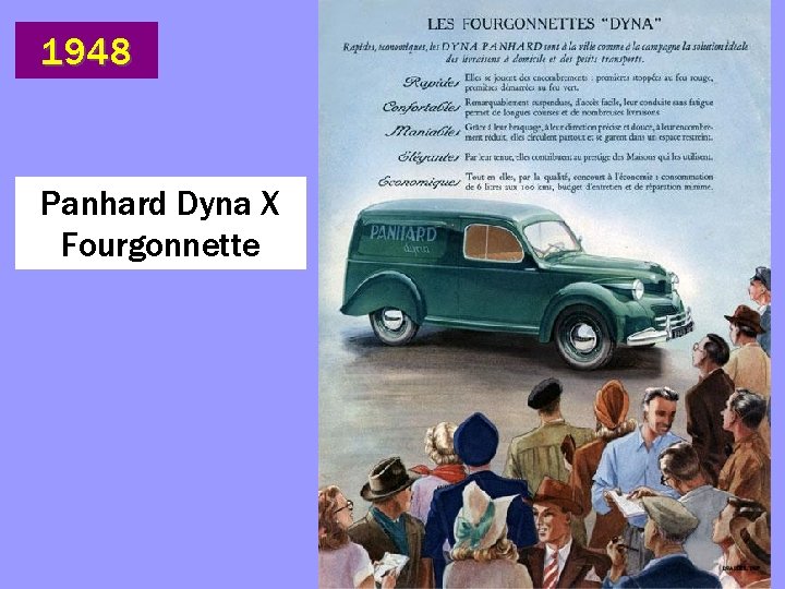 1948 Panhard Dyna X Fourgonnette 