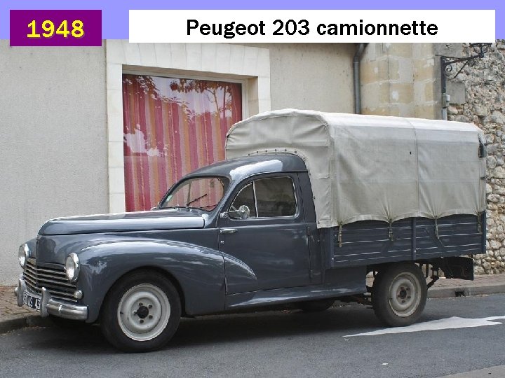 1948 Peugeot 203 camionnette 
