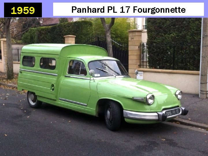1959 Panhard PL 17 Fourgonnette 