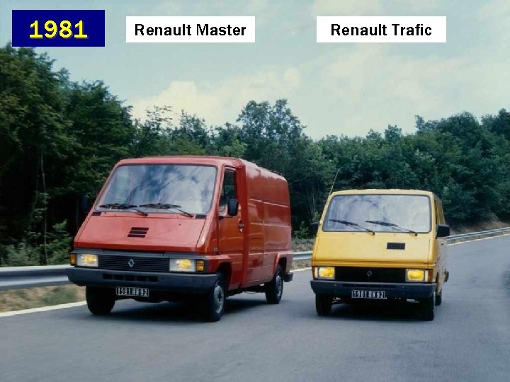1981 Renault Master Renault Trafic 