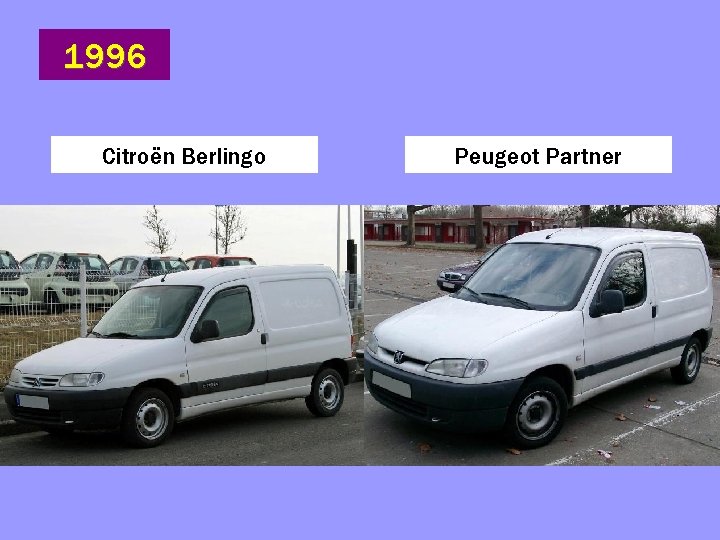 1996 Citroën Berlingo Peugeot Partner 