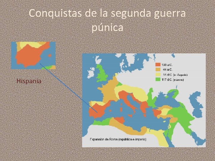 Conquistas de la segunda guerra púnica Hispania 